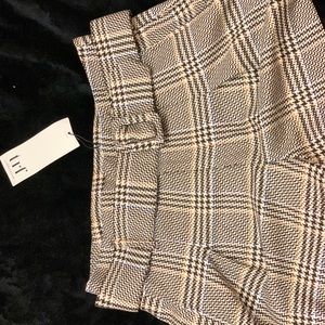 Zara plaid shorts